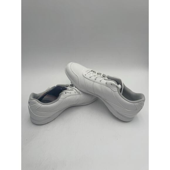 Asics CHEER 8 Women's NEW Athletic Sneaker White/Silver US Size 10 Medium - Picture 8 of 11